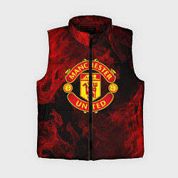 Женский жилет МАНЧЕСТЕР ЮНАЙТЕД, цвет: 3D-черный