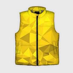 Женский жилет YELLOW ABSTRACT, цвет: 3D-светло-серый