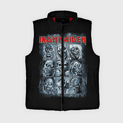 Женский жилет Iron Maiden, цвет: 3D-красный