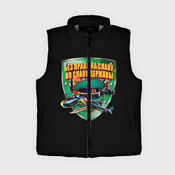 Женский жилет Без права на славу во славу державы, цвет: 3D-светло-серый