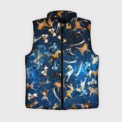Женский жилет Космические коты