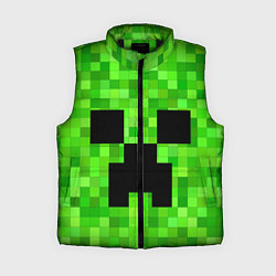 Женский жилет MINECRAFT, цвет: 3D-черный