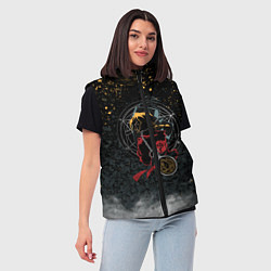 Женский жилет Стальной алхимик, цвет: 3D-черный — фото 2