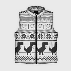 Женский жилет Свитер с T-rex'ами