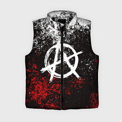 Женский жилет АНАРХИЯ, цвет: 3D-черный