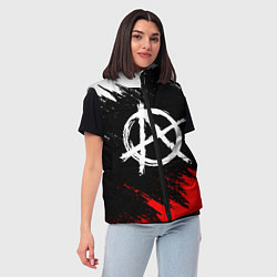 Женский жилет АНАРХИЯ, цвет: 3D-светло-серый — фото 2