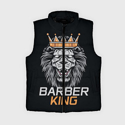 Женский жилет Barber King Барбер Король, цвет: 3D-черный