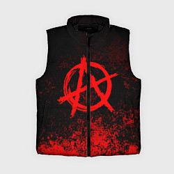 Женский жилет АНАРХИЯ, цвет: 3D-черный