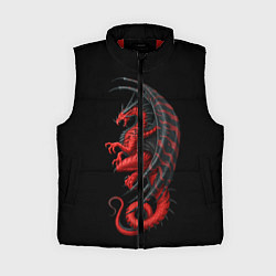 Женский жилет Red Dragon, цвет: 3D-красный