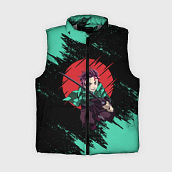 Женский жилет KIMETSU NO YAIBA, цвет: 3D-светло-серый