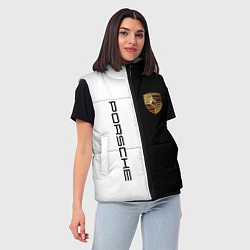 Женский жилет PORSCHE, цвет: 3D-черный — фото 2