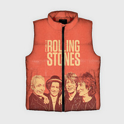Женский жилет The Rolling Stones, цвет: 3D-красный