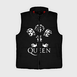 Женский жилет QUEEN НА СПИНЕ, цвет: 3D-красный