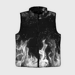 Женский жилет БЕЛЫЙ ОГОНЬ, цвет: 3D-черный