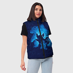 Женский жилет Сквиртл Эша, цвет: 3D-черный — фото 2