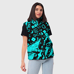 Женский жилет Roblox, цвет: 3D-черный — фото 2