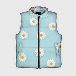 Женский жилет Узор с ромашками