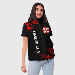 Женский жилет UMBRELLA CORP, цвет: 3D-красный — фото 2