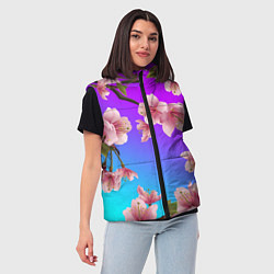 Женский жилет САКУРА ВИШНЯ, цвет: 3D-черный — фото 2