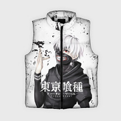 Женский жилет Токийский гуль, цвет: 3D-черный