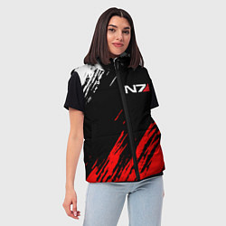 Женский жилет MASS EFFECT N7, цвет: 3D-красный — фото 2