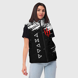 Женский жилет ВЕДЬМАК, цвет: 3D-черный — фото 2