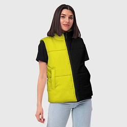 Женский жилет BLACK YELLOW, цвет: 3D-светло-серый — фото 2
