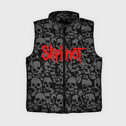 Женский жилет SLIPKNOT, цвет: 3D-черный