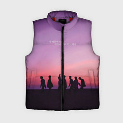 Женский жилет BTS, цвет: 3D-красный