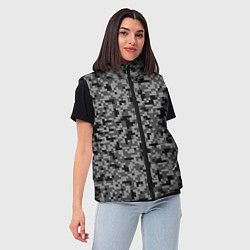 Женский жилет КАМУФЛЯЖ GRAY, цвет: 3D-светло-серый — фото 2