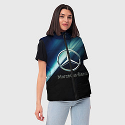 Женский жилет Mercedes, цвет: 3D-светло-серый — фото 2