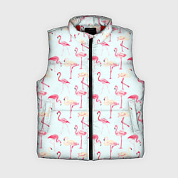Женский жилет Фламинго, цвет: 3D-красный