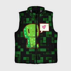Женский жилет Minecraft Creeper