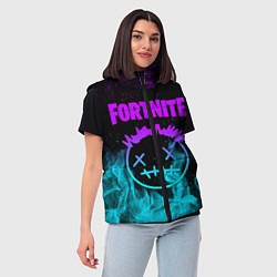 Женский жилет FORTNITE X TRAVIS SCOTT, цвет: 3D-красный — фото 2