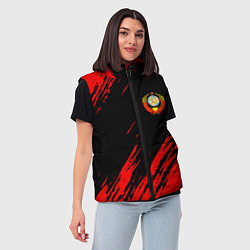 Женский жилет СССР, цвет: 3D-красный — фото 2