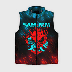 Женский жилет CYBERPUNK 2077 SAMURAI, цвет: 3D-светло-серый