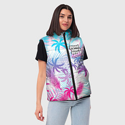 Женский жилет GTA VICE CITY, цвет: 3D-черный — фото 2