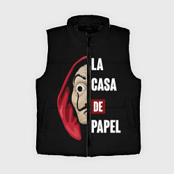 Женский жилет Бумажный Дом, цвет: 3D-черный
