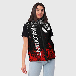 Женский жилет VALORANT, цвет: 3D-черный — фото 2