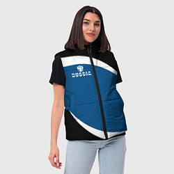 Женский жилет Russia, цвет: 3D-черный — фото 2