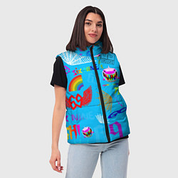 Женский жилет 6IX9INE, цвет: 3D-красный — фото 2