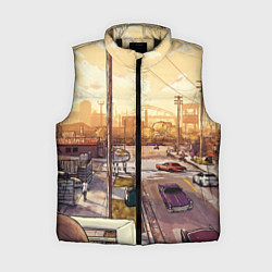 Женский жилет GTA San Andreas, цвет: 3D-черный