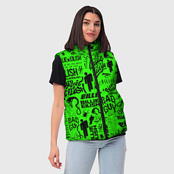 Женский жилет BILLIE EILISH БИЛЛИ АЙЛИШ, цвет: 3D-светло-серый — фото 2