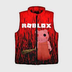 Женский жилет Roblox Piggy, цвет: 3D-черный