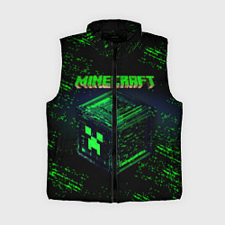Женский жилет MINECRAFT, цвет: 3D-черный