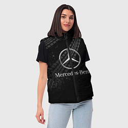 Женский жилет MERCEDES, цвет: 3D-светло-серый — фото 2