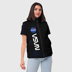 Женский жилет NASA НАСА, цвет: 3D-красный — фото 2