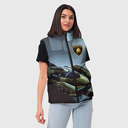 Женский жилет Lamborghini - motorsport extreme, цвет: 3D-красный — фото 2