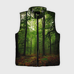 Женский жилет Лес, цвет: 3D-светло-серый