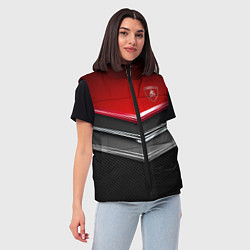 Женский жилет Lamborghini, цвет: 3D-красный — фото 2